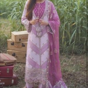 Pakistani luxury brand qalmkar dress size large